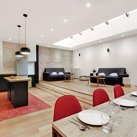 Charming Buttes Chaumont 10p 3br Apartamento